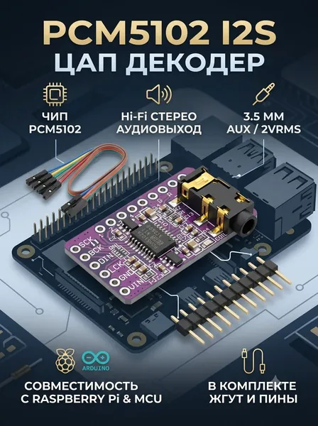 Декодирующая плата PCM5102
