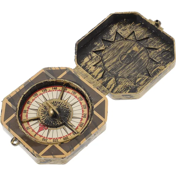 Компас Пирата Золотой Игрушка Для Рождества 6.40X6.00X2.00CM
