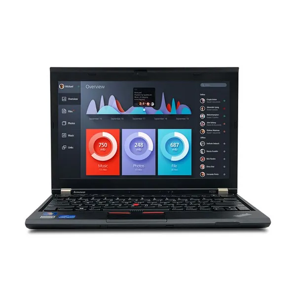 Ноутбук Lenovo Thinkpad X230 12.7 inch Laptop i5 Gen3nd RAM 8+320G SSD Игровой ноутбук 12.5", Intel Core i5-3470S, RAM 8 ГБ, SSD 320 ГБ, Intel HD Graphics, Windows Home, (002), черный, Английская раскладка