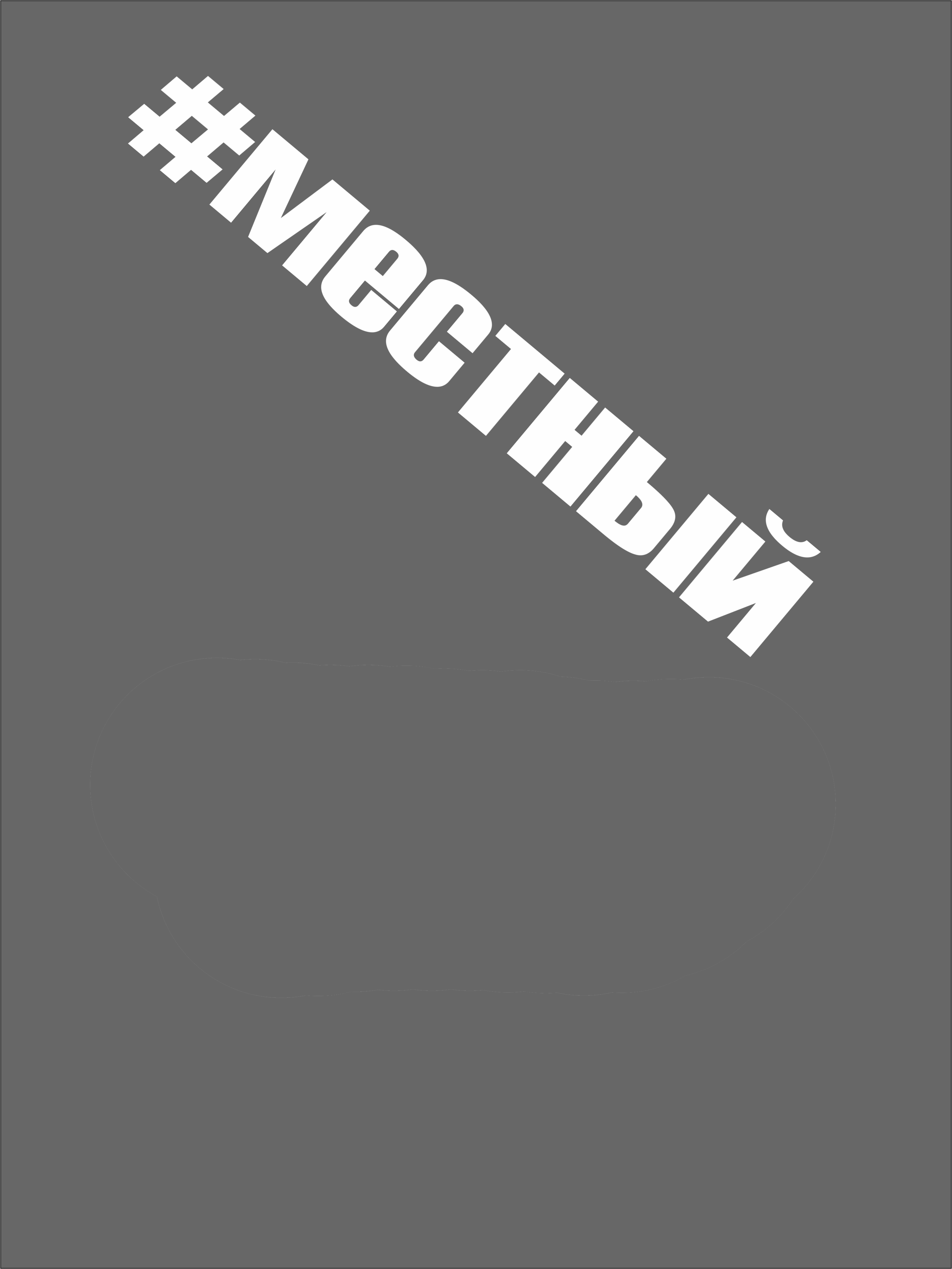 Наклейка на авто машину стекло # МЕСТНЫЙ