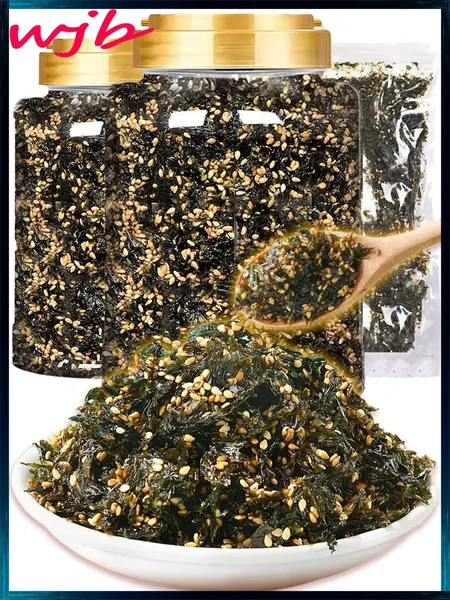 нори с кунжутом,морская капуста в кунжутном масле,чипсы из ламинарии