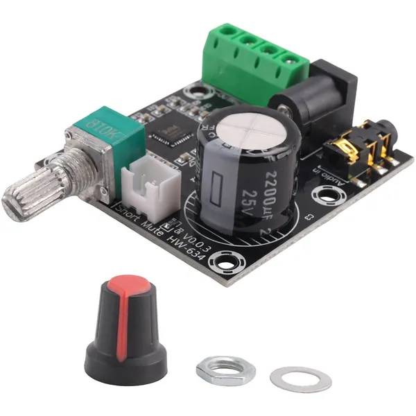 PAM8610 двухканальный DC 12V HD Pure Digital Audio стерео усилитель плата класса D 15W x 2 высокомощный модуль