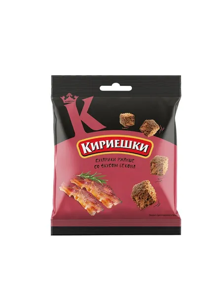 Кириешки Сухарики со вкусом бекона, 40 гр