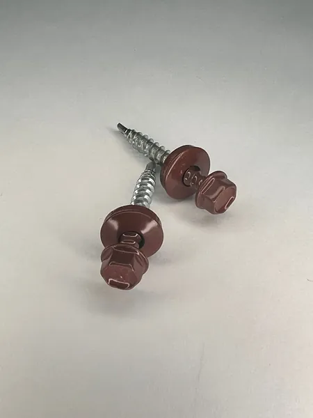 Саморез кровельный 4,8*35 мм RAL-3009 красная окись (50 шт)