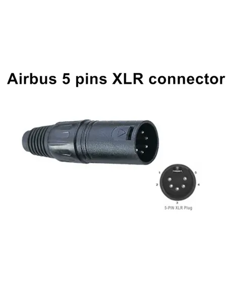 UFQ BT P28 Bluetooth гарнитура для летчиков Airbus 5 pin XLR