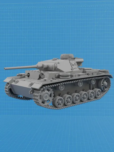 Panzer III Ausf L макет танка демонстрационный 1 72