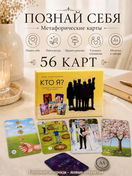 Метафорические ассоциативные карты универсальные, МАК, 56 карт