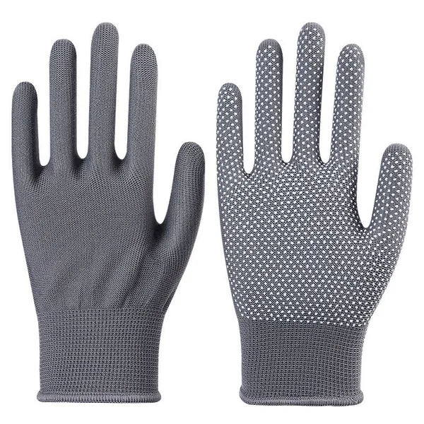 Перчатки автомобильные nylon-gloves-gray-full, 1 пара