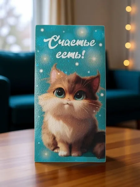 Конверт для денег и сертификатов универсальный "Счастье есть"