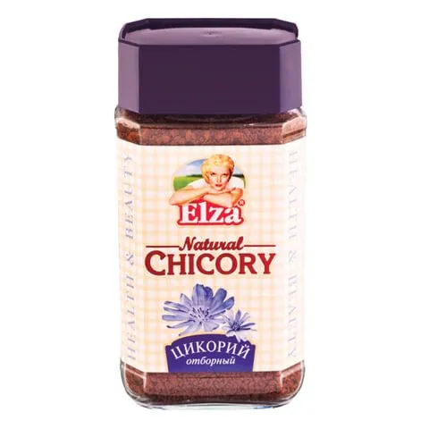 Цикорий, "Natural Chicory" гранулированный 100 г, стеклянная банка, ELZA (621186-4027)