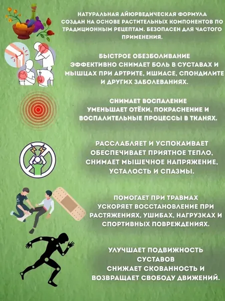 Мазь от боли в суставах и в мышцах обезболивающий