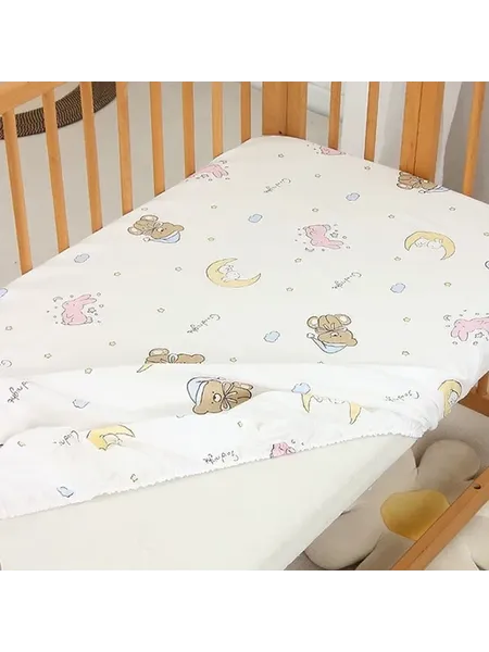 Простыня на резинке для новорожденного, 150*70*6CM, 150×70