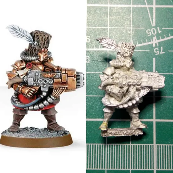 Vostroyan 2005 Firstborn w/Plasmagun Imperial Guard Warhammer миниатюра металл