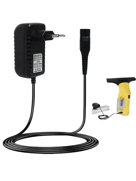 Сетевое зарядное устройство 5.5V 600mA для Karcher WV2, WV5, WV6, WV60, WV70, WV75, WV60 Plus, WV75 Plus, кабель 1.37 м