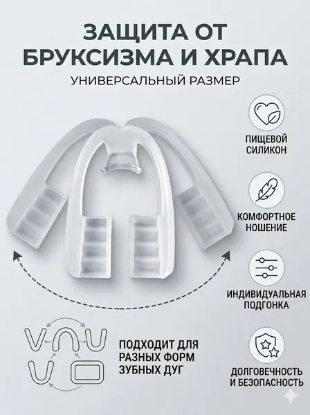 Капа стоматологическая для зубов при бруксизме
