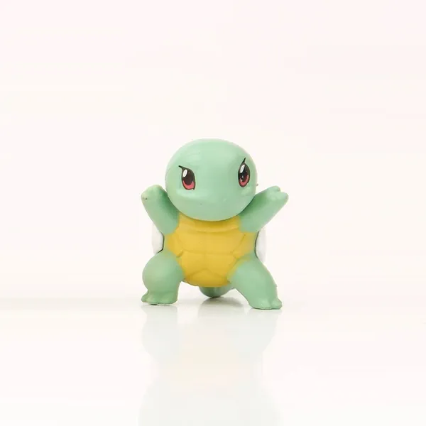 Экшн-Фигурка покемон Сквиртл. Игрушка Pokemon Squirtle антистресс. Статуэтка для покебола. Аниме-модель для мальчиков, девочек, малышей и детей. Подарок на новый год и день рождения