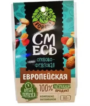 Фруктово-ореховая смесь Forest Европейская 80 г