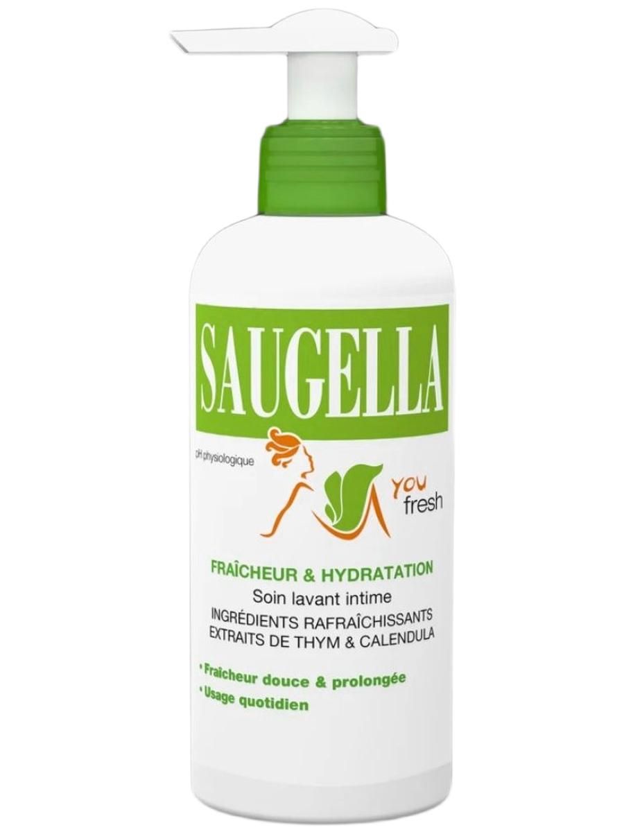 SAUGELLA YOU FRESH 200 ml./ Средство для интимной гигиены для подростков и молодых женщин с экстрактами тимьяна и календулы, 200 мл. Италия
