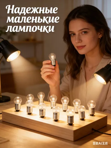 Школьные учебные пособия, электрические лампочки, лабораторное оборудование по физике, эксперименты, светодиодные лампы с регулируемой яркостью, мини-фонарики, 10 лабораторных принадлежностей