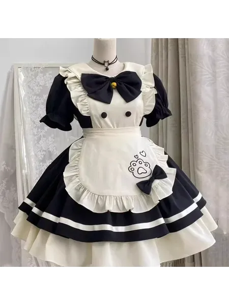 Костюм для вечеринки косомодный ( maid cosplay ), M, черный