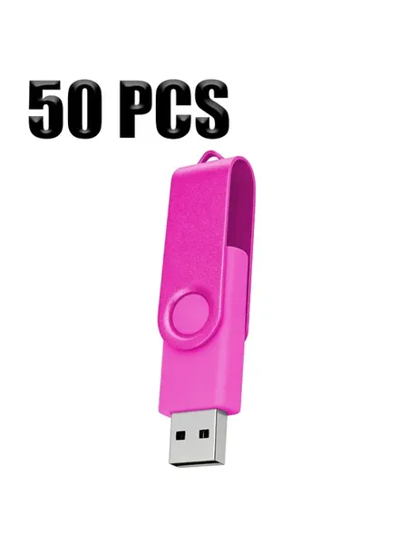 USB-флешки 50 шт, 128 64 32 16 8 ГБ, металлические