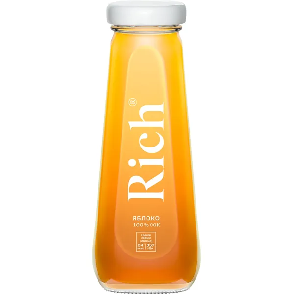 Сок RICH Яблочный ст/б 0.2L