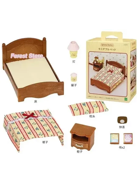 Sylvanian Families Набор мебели Полуторная кровать 5019