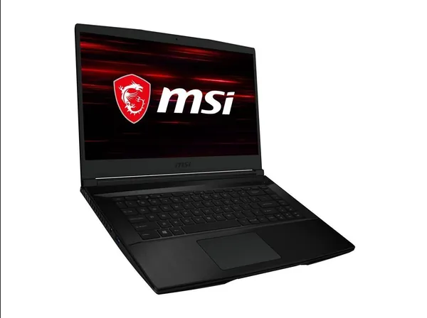 MSI 120 Гц Игровой ноутбук 15.6", Intel Core i7-9750H, RAM 16 ГБ, SSD 512 ГБ, NVIDIA GeForce GTX 1660 Ti Max-Q (6 Гб), Windows Pro, (GF65), черный матовый, Русская раскладка