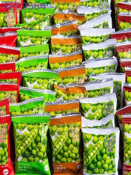 Китайский жареный солёный хрустящий горошек закуска (общий вес 240 г)