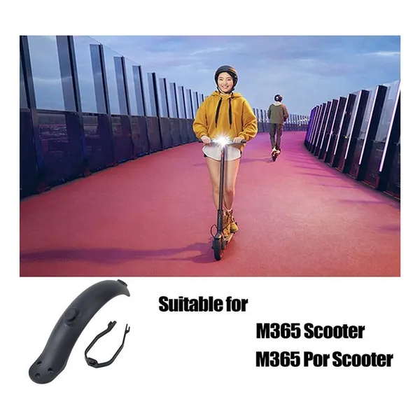 Заднее крыло для самоката Xiaomi M365 / M365 Pro / 1S / Pro 2 / Essential Scooter (черное)