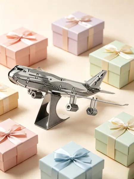 3D Металлическая головоломка Взрослые DIY игрушки /Боинг 747