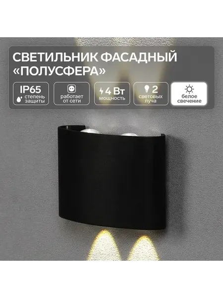 Современный фасадный светильник для стильного освещения