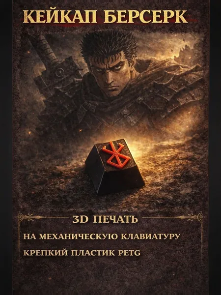 Кейкап БЕРСЕРК (berserk)