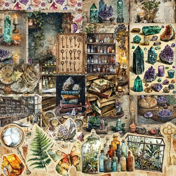 КартонКарта декупажная, для скрапбукинга, количество листов: 16