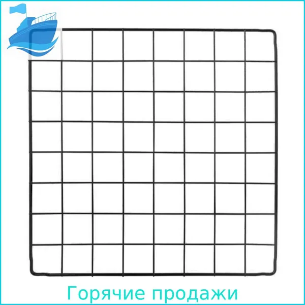 Вольер для грызунов и мелких животных, переносная клетка-загон, модульная конструкция из черной металлической сетки, легко собирается, подходит для кроликов, хомяков, морских свинок