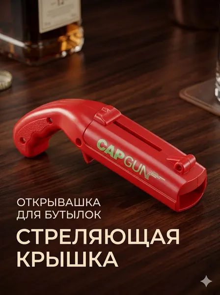 Открывалка abs пластик 1 шт красный