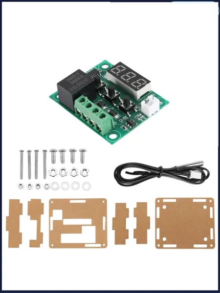 K6W1209 DC 12V Плата цифрового контроллера температуры -50-110 C Электронный переключатель модуля управления температурой (1 шт.)