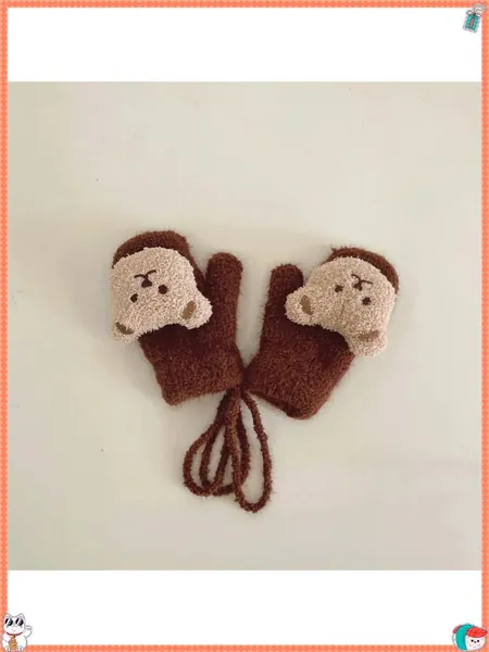 Шерстяные Варежки Для Детей 1-4 Лет