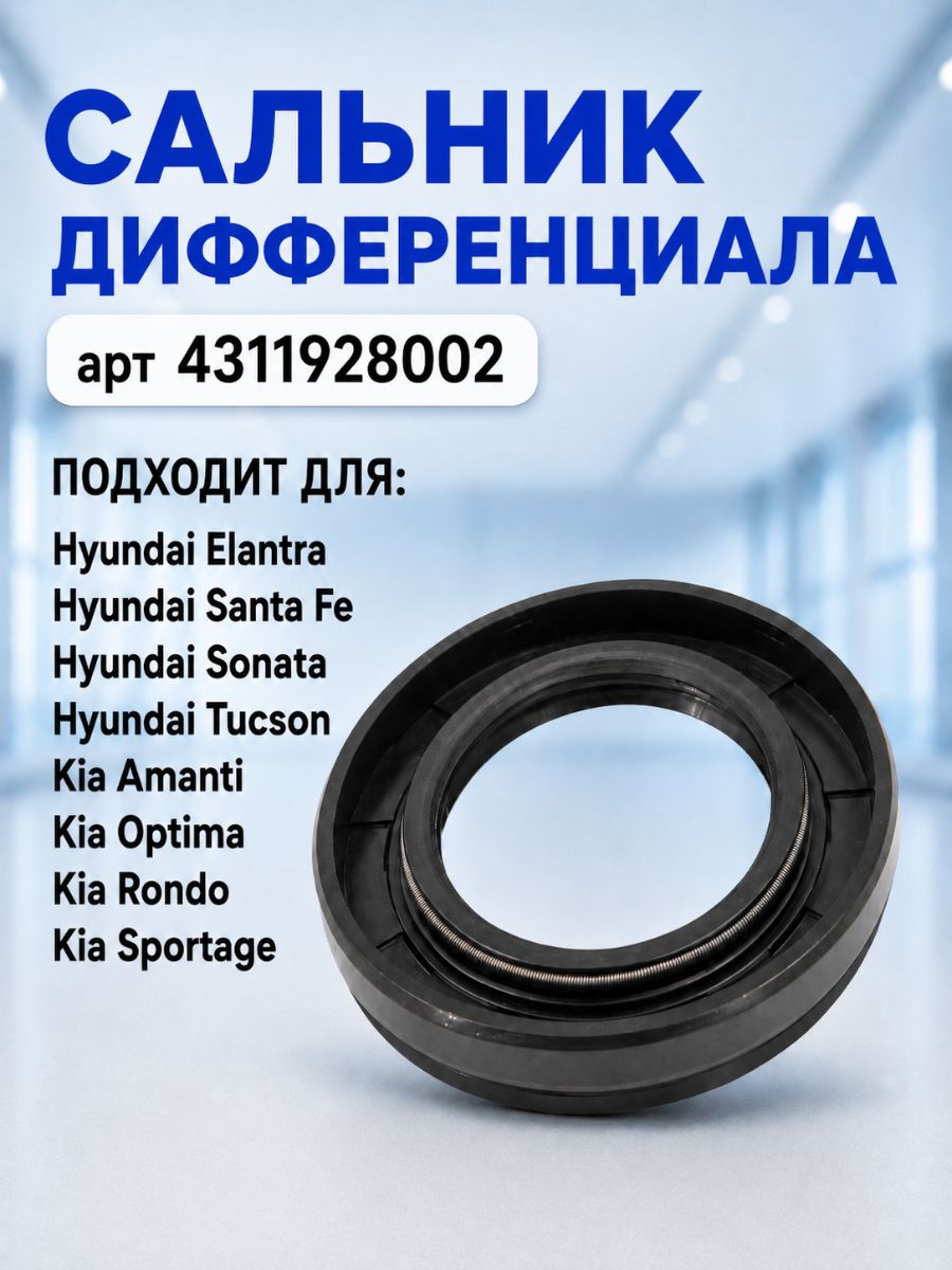 Hyundai-Kia Сальник дифференциала 4311928002