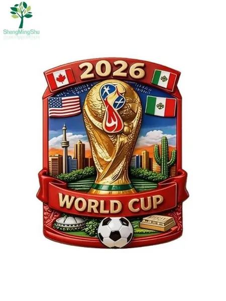 ShengMingShu Магнит на холодильник Чемпионат мира 2026, смола