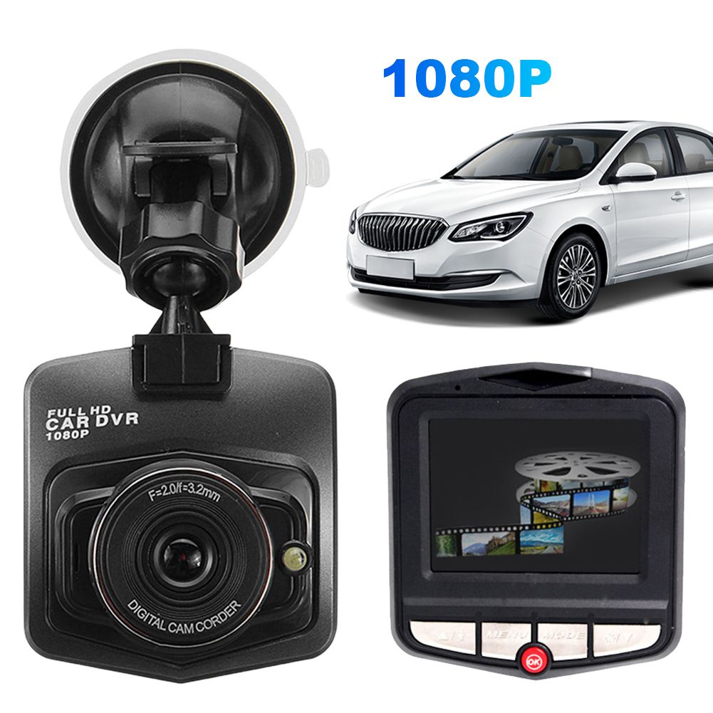Автомобильный видеорегистратор 1080P, экран 2,4", угол обзора 140 , ночной режим