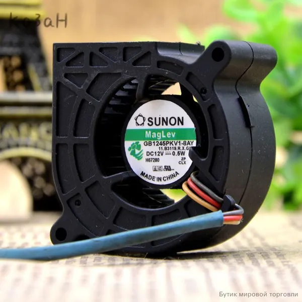 Турбовентилятор Проектора SUNON GB1245PKV1-8AY 12V 0.5W Три Линии