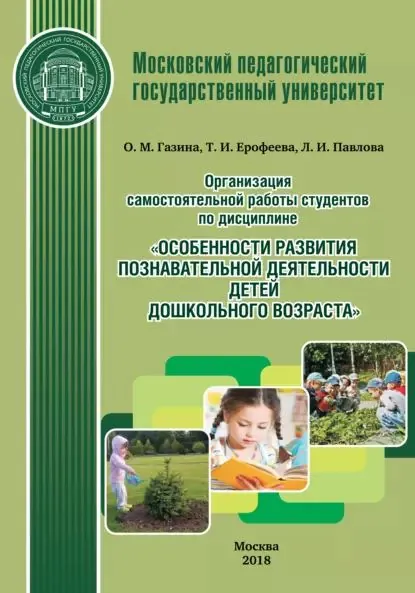 Организация самостоятельной работы студентов по дисциплине Особенности развития познавательной деятельности детей дошкольного возраста | Павлова Л. И., Ерофеева Тамара Ивановна | Электронная книга