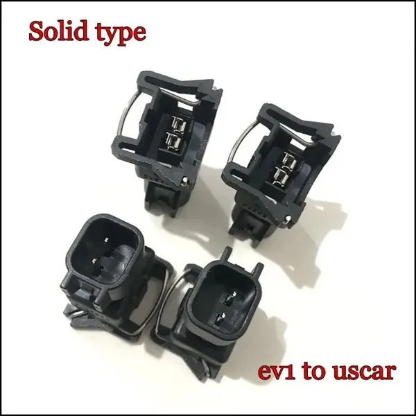 4 шт. адаптеров EV1-USCAR, EV1-EV6, EV14 для соединителя топливных форсунок Bosch.