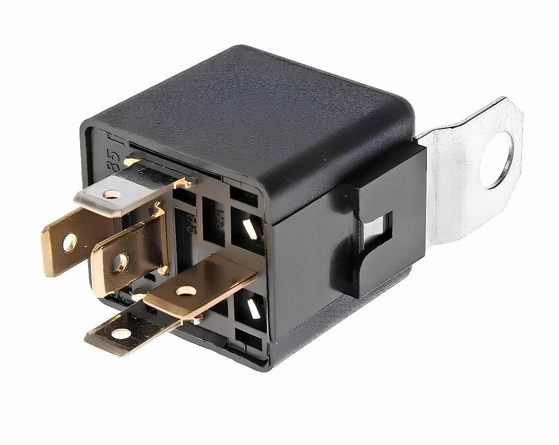 Реле 12V 20, 30A 5-ти контактное с кронштейном ЗИЛ, МТЗ (AVAR)