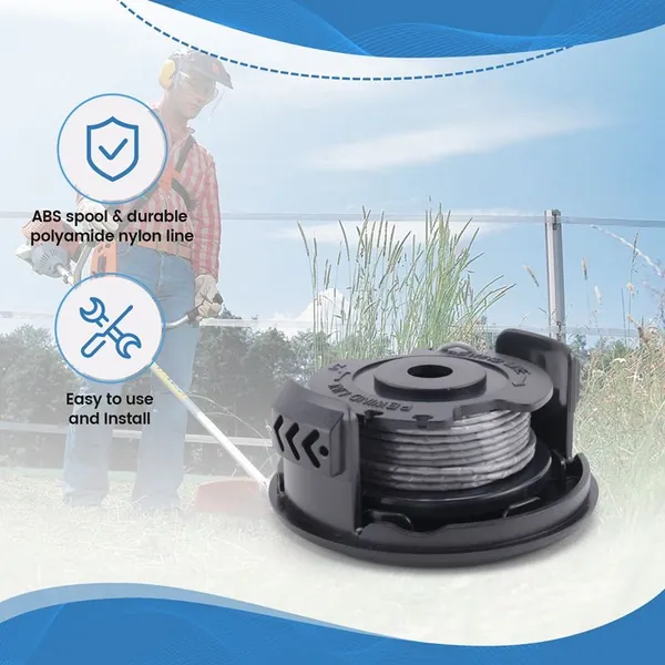 Леска для триммера Bosch EasyGrassCut 23, 26 (1 катушка + 1 крышка)