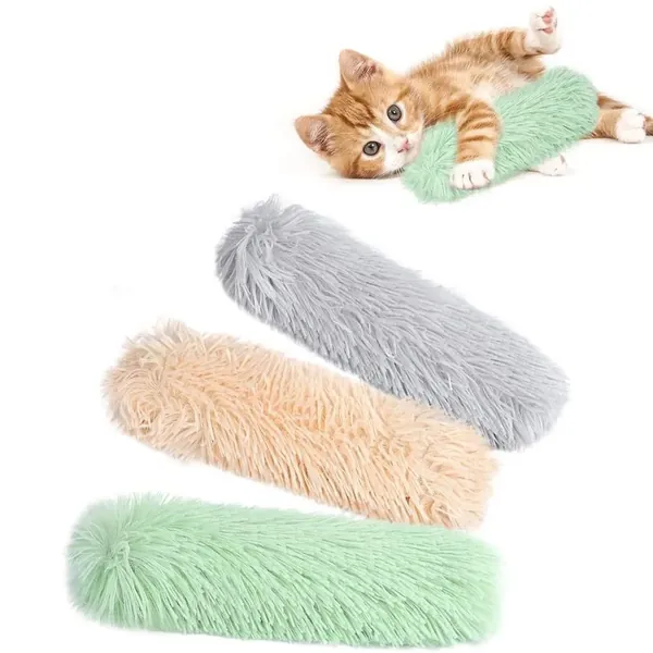 Игрушки-подушки для кошек Potaroma, 1/3 шт., мягкие и прочные, с шуршащим звуком и кошачьей мятой внутри, интерактивная игрушка котят, способствует физической активности питомца.