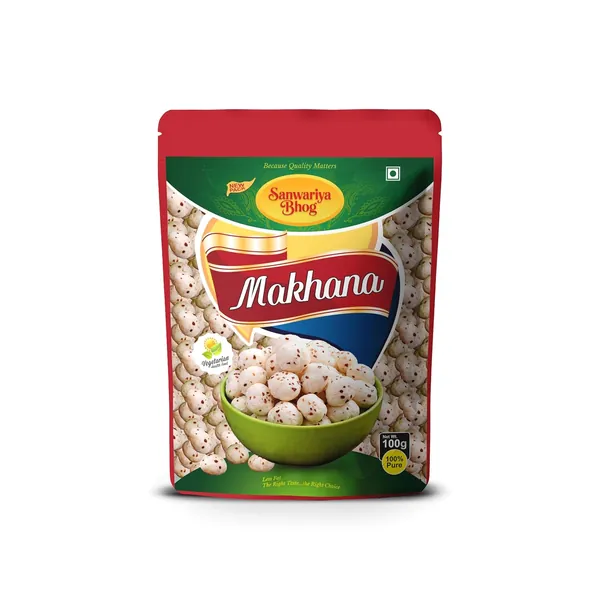 Sanwariya Bhog махана, ручной сбор орехов здоровый перекус, набор 3 шт, 100 г