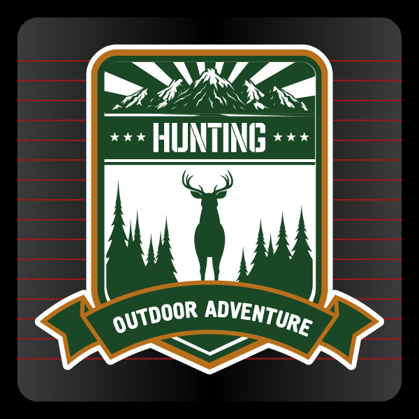 Наклейка Hunting-057 / Охотник