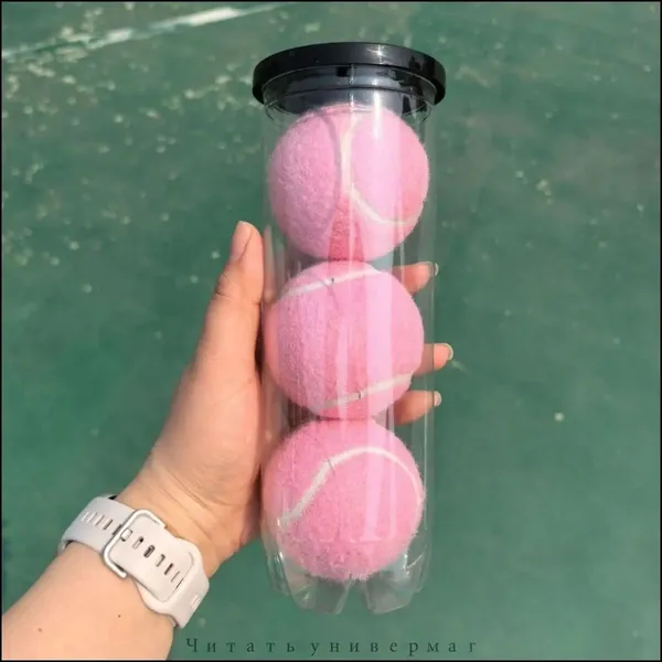Розовые мячи для падел-тенниса Pink Spin с ярким дизайном и стабильным отскоком